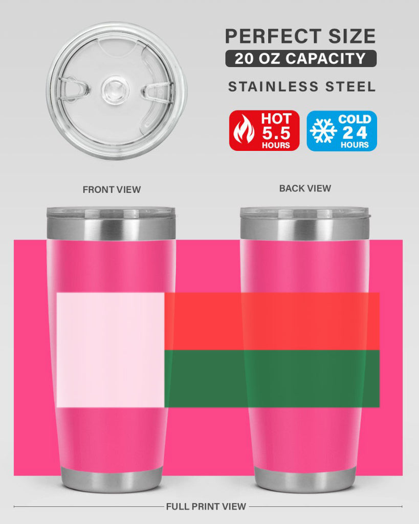 Madagascar 96#- world flags- Tumbler