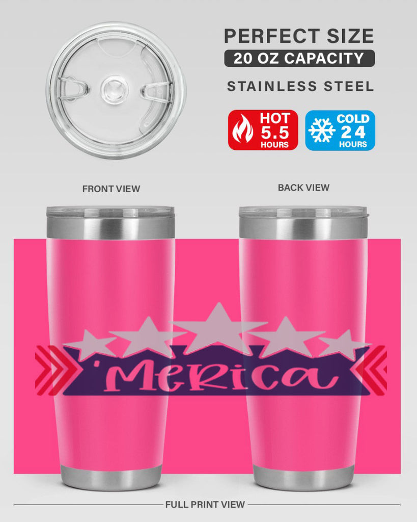 Merica Style 135#- Fourt Of July- Tumbler