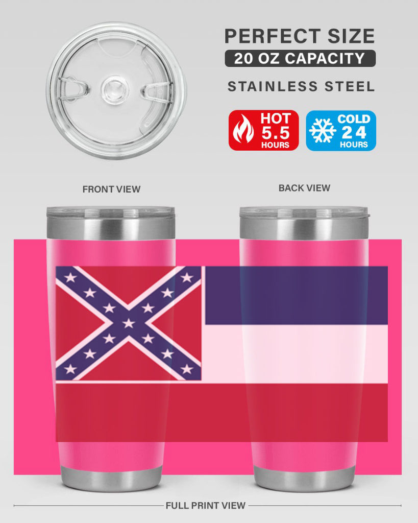 Mississippi 28#- Us Flags- Tumbler