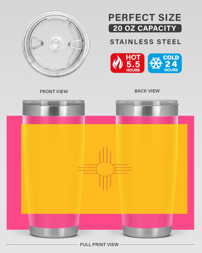 New Mexico 21#- Us Flags- Tumbler