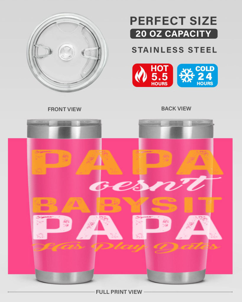 Papa 124#- grandpa - papa- Tumbler
