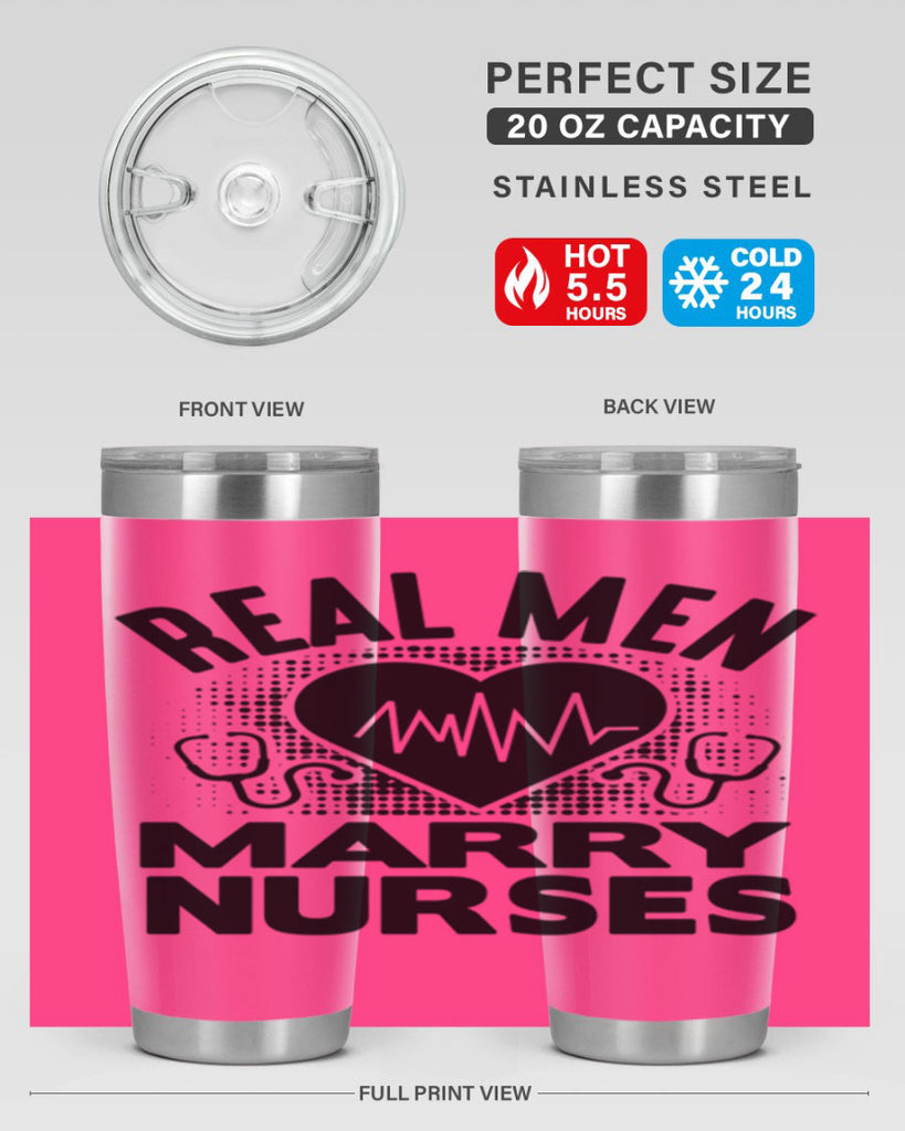 Real men Style 253#- nurse- tumbler