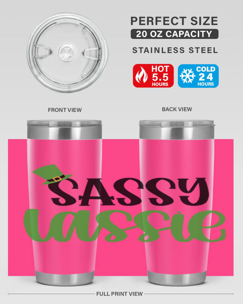 Sassy Iassie Style 34#- St Patricks Day- Tumbler
