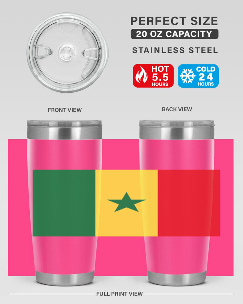 Senegal 45#- world flags- Tumbler