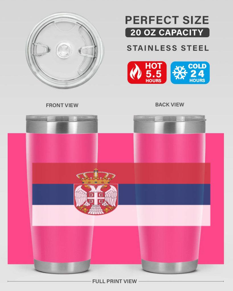 Serbia 44#- world flags- Tumbler