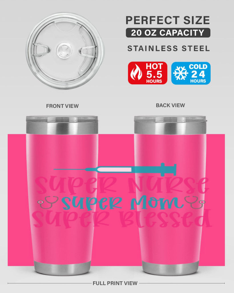 Super Nurse Super Mom Style 347#- nurse- tumbler