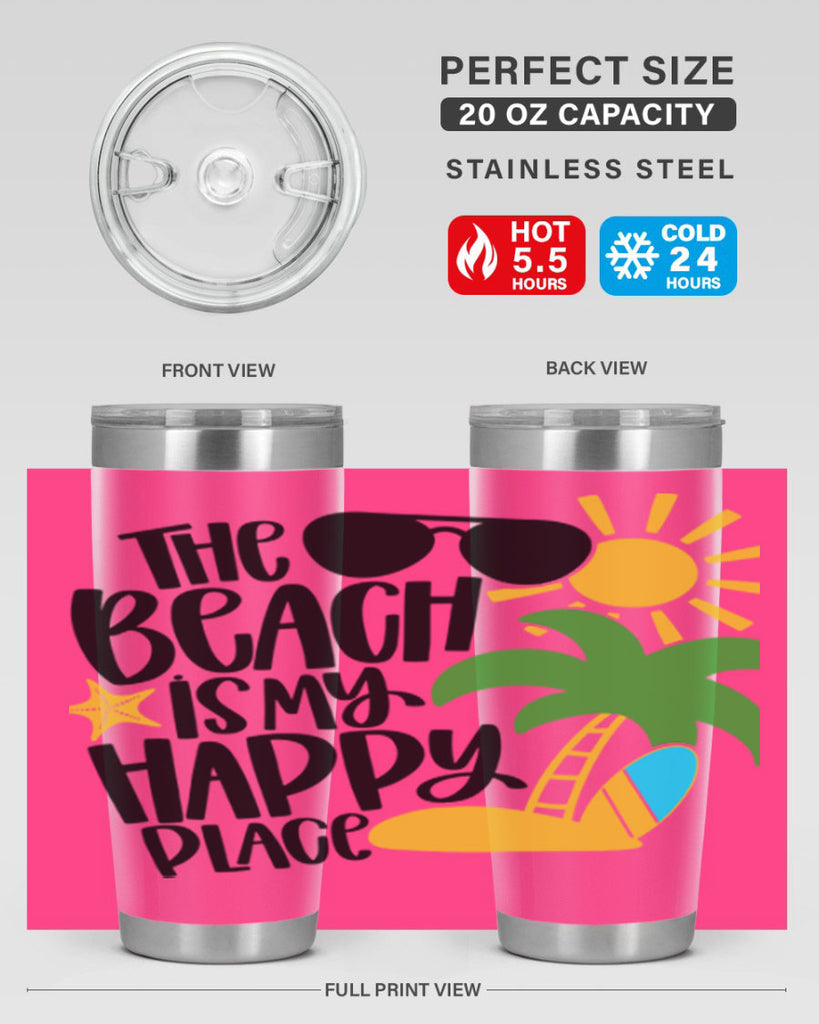 The Beach Is My Happy Place Style 12#- summer- Tumbler