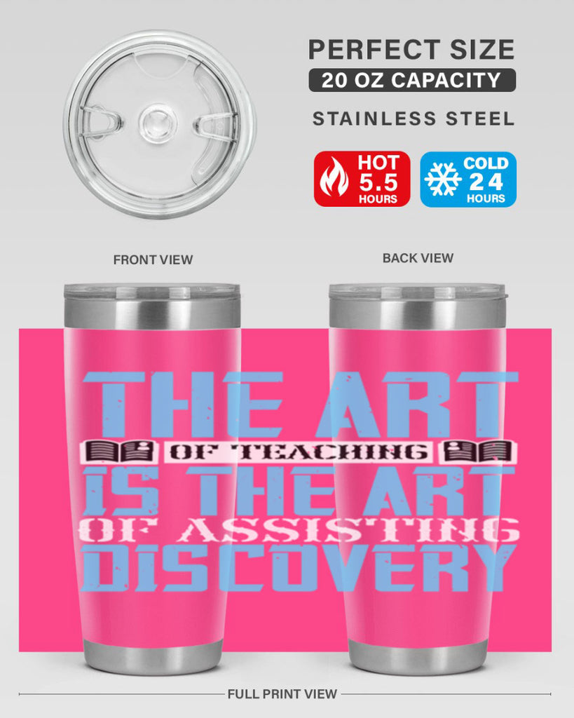 The art of teaching is the art of assisting discovery Style 15#- coaching- tumbler