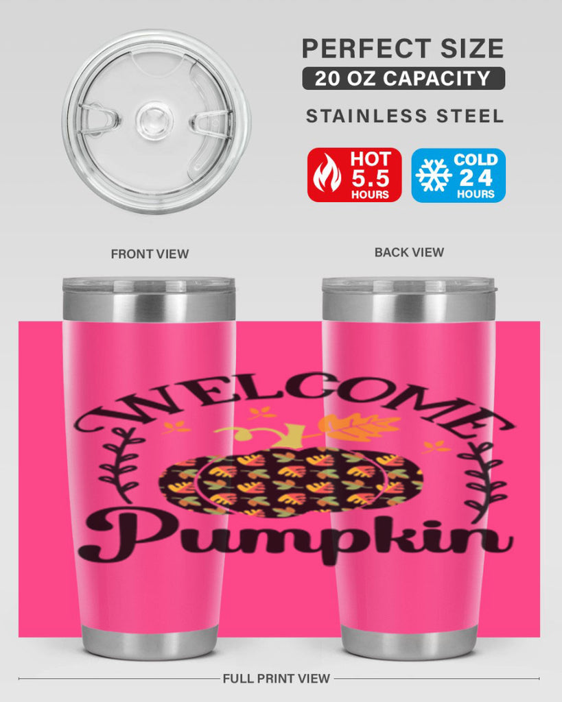 Welcomepumpkin 640#- fall- Tumbler