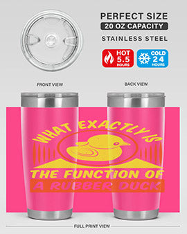What exactly is the function of a rubber duck Style 10#- duck- Tumbler