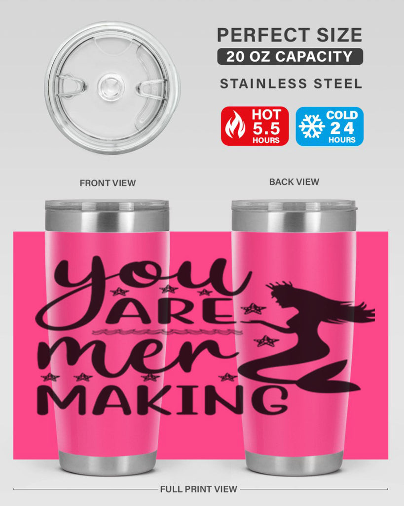 You are mer making 684#- mermaid- Tumbler