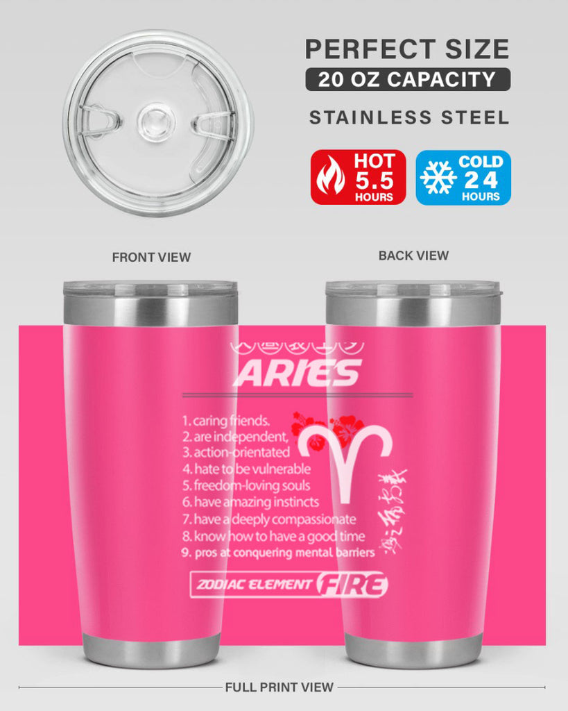 aries 137#- zodiac- Tumbler