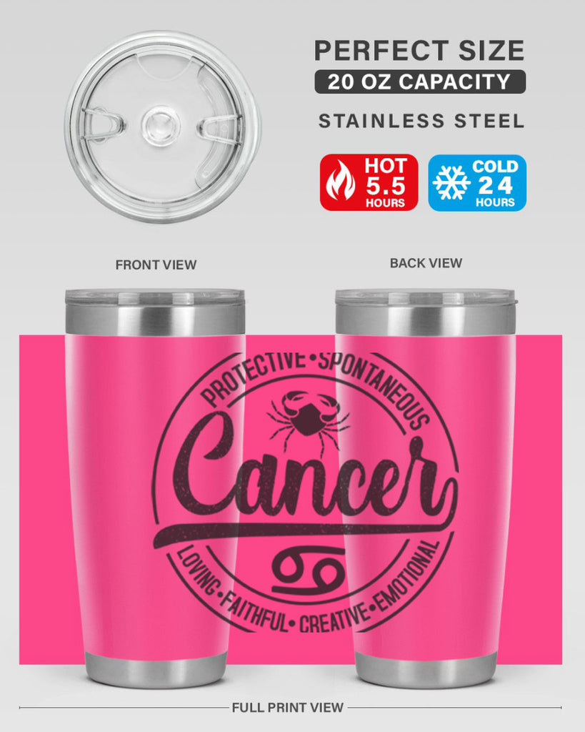 cancer 153#- zodiac- Tumbler