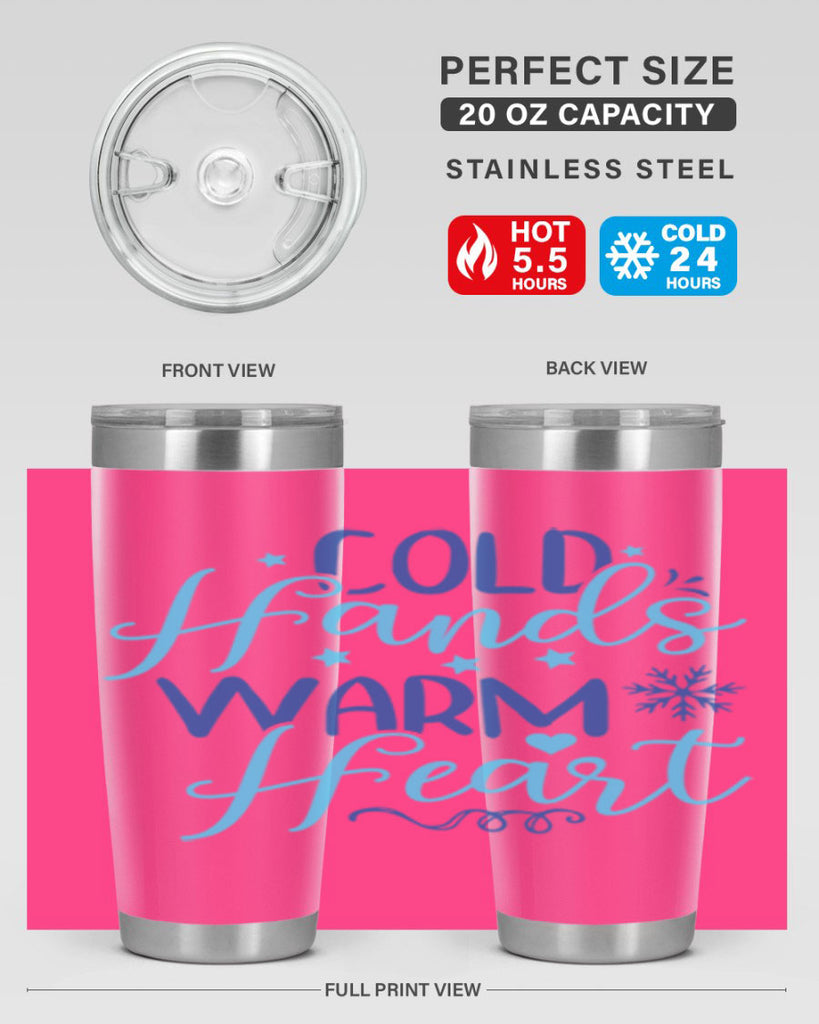 cold hands warm heart 51#- winter- Tumbler