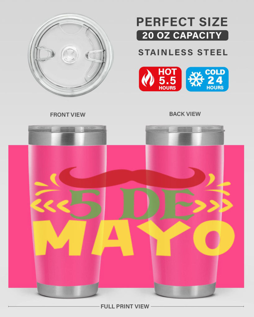 de mayo 5#- cinco de mayo- Tumbler