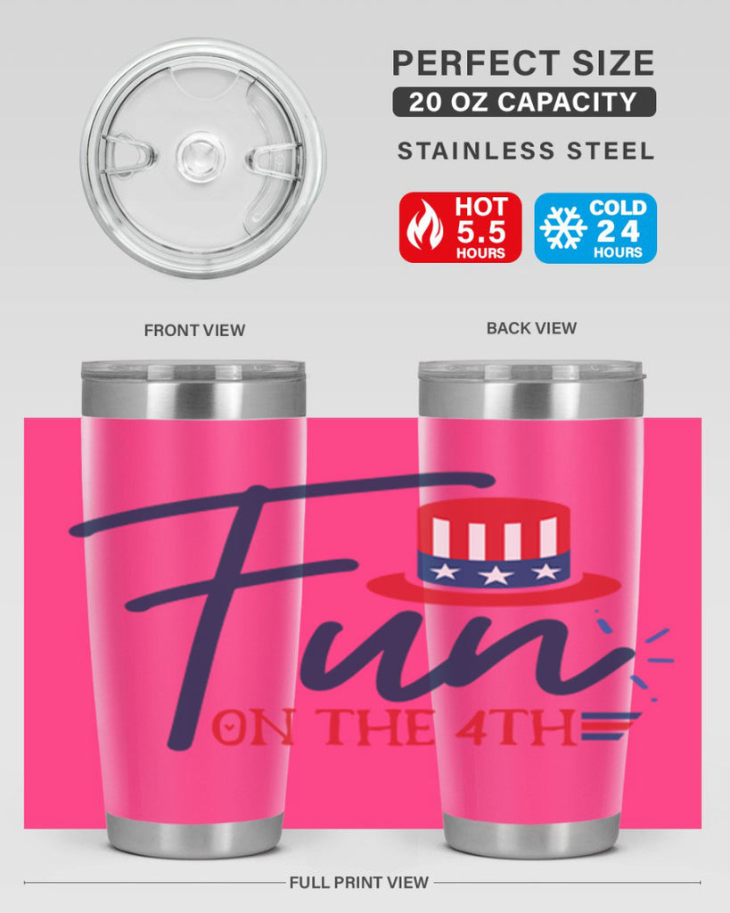 fun on the th Style 18#- Fourt Of July- Tumbler