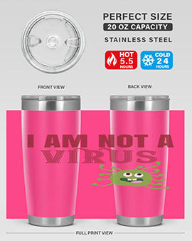i am not a virus Style 36#- corona virus- Tumbler