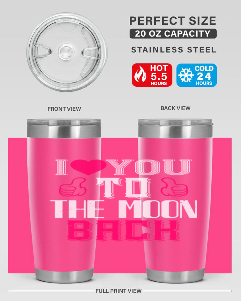ilove you to the moon beach 49#- valentines day- Tumbler