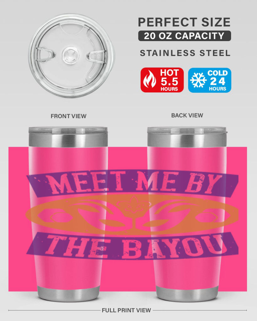 meet me by the bayou 45#- mardi gras- Tumbler