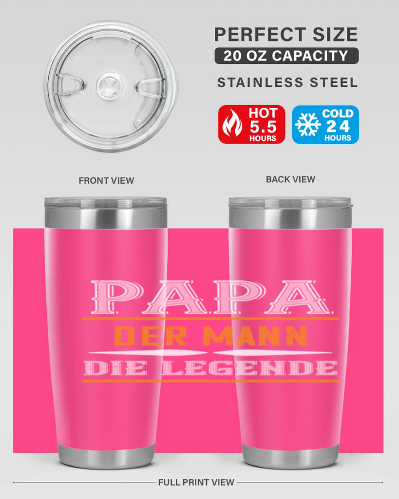 papa der mann die legende 21#- grandpa - papa- Tumbler