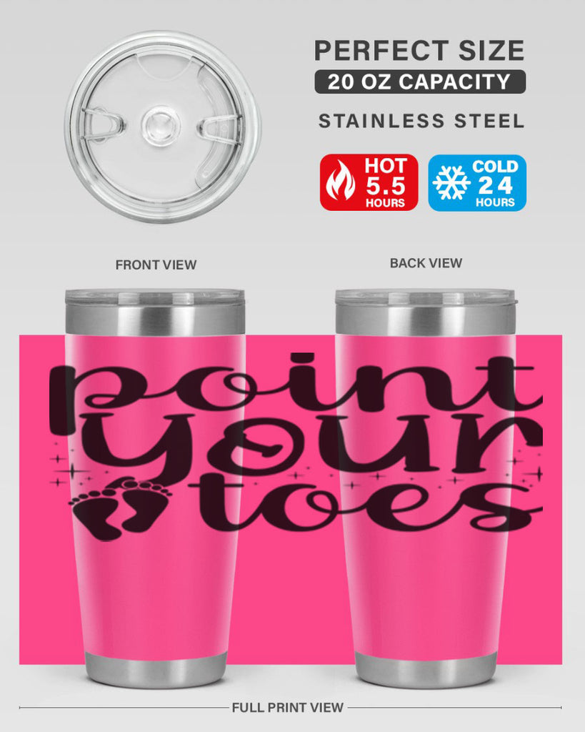 point your toes67#- ballet- Tumbler