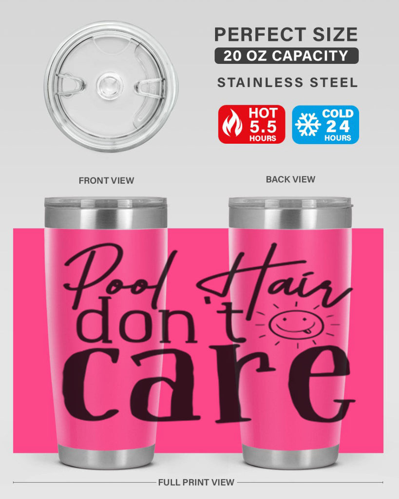 pool hair dont care Style 81#- summer- Tumbler