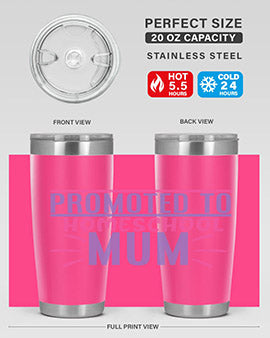 promoted to homeschool mum Style 48#- corona virus- Tumbler