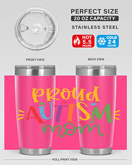 proud autism mom Style 35#- autism- Tumbler