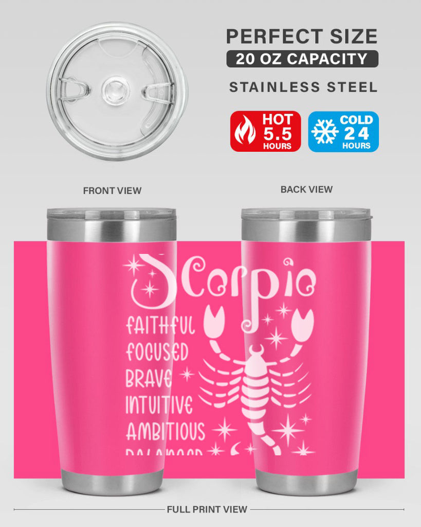 scorpio 435#- zodiac- Tumbler