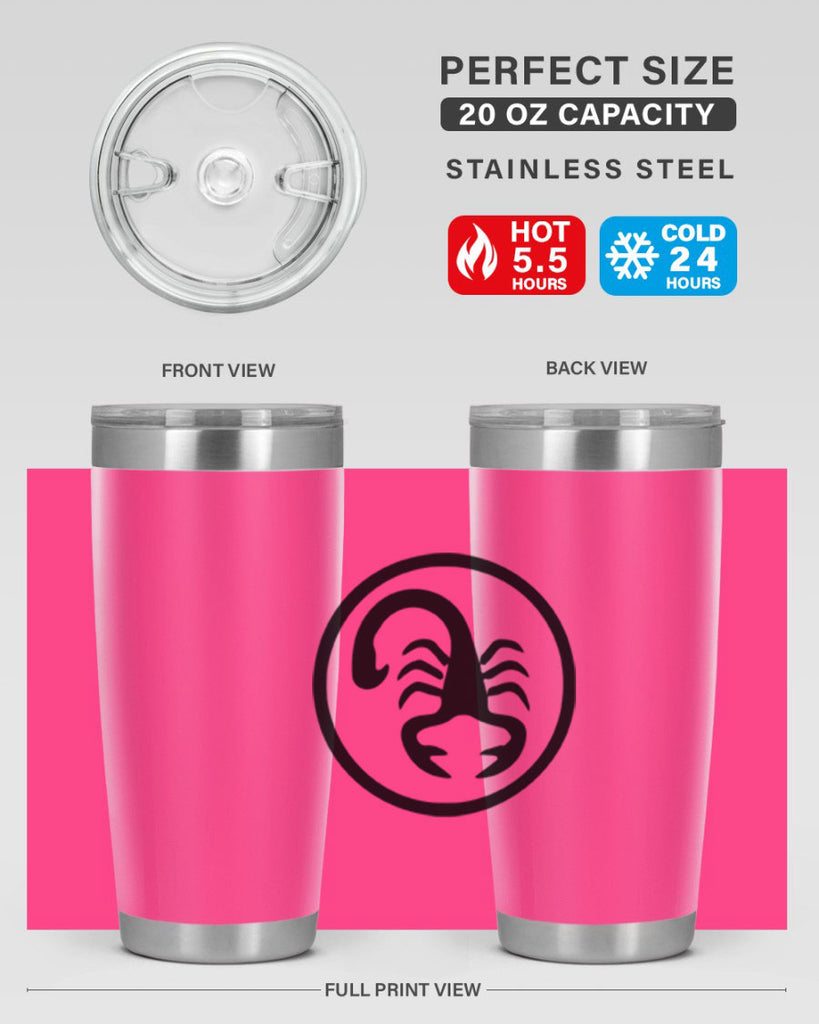 scorpio 452#- zodiac- Tumbler