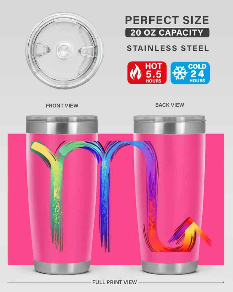 scorpio n 464#- zodiac- Tumbler