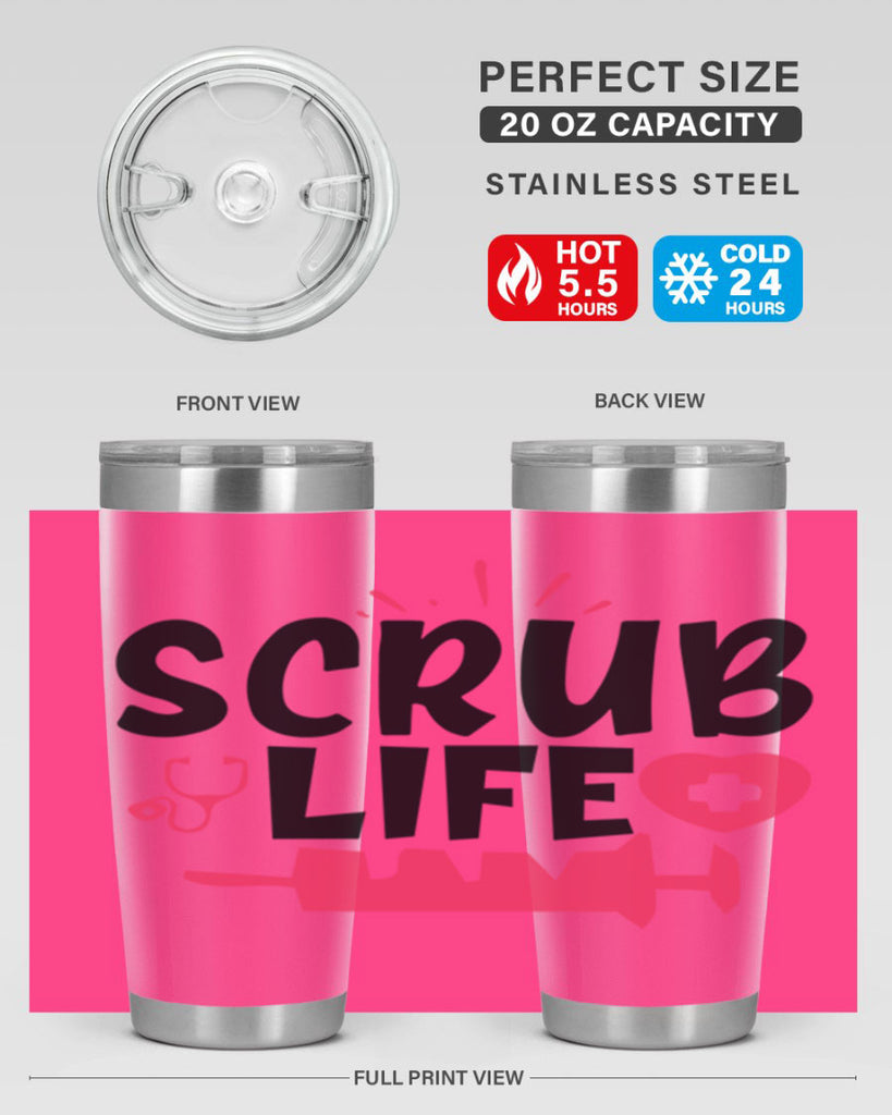scrub life Style Style 44#- nurse- tumbler