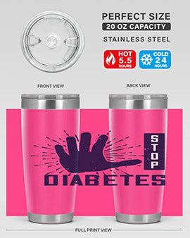 stop diabetes Style 12#- diabetes- Tumbler