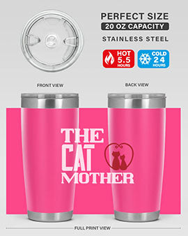 the cat mother Style 117#- cat- Tumbler