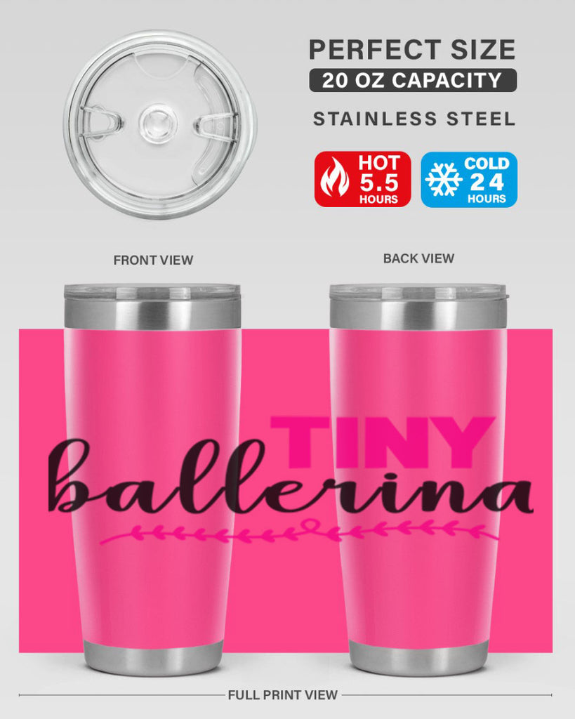 tiny ballerina 87#- ballet- Tumbler
