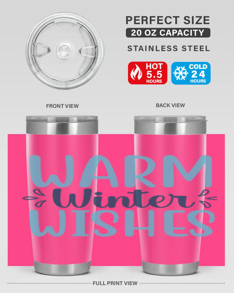 warm winter wishes 455#- winter- Tumbler
