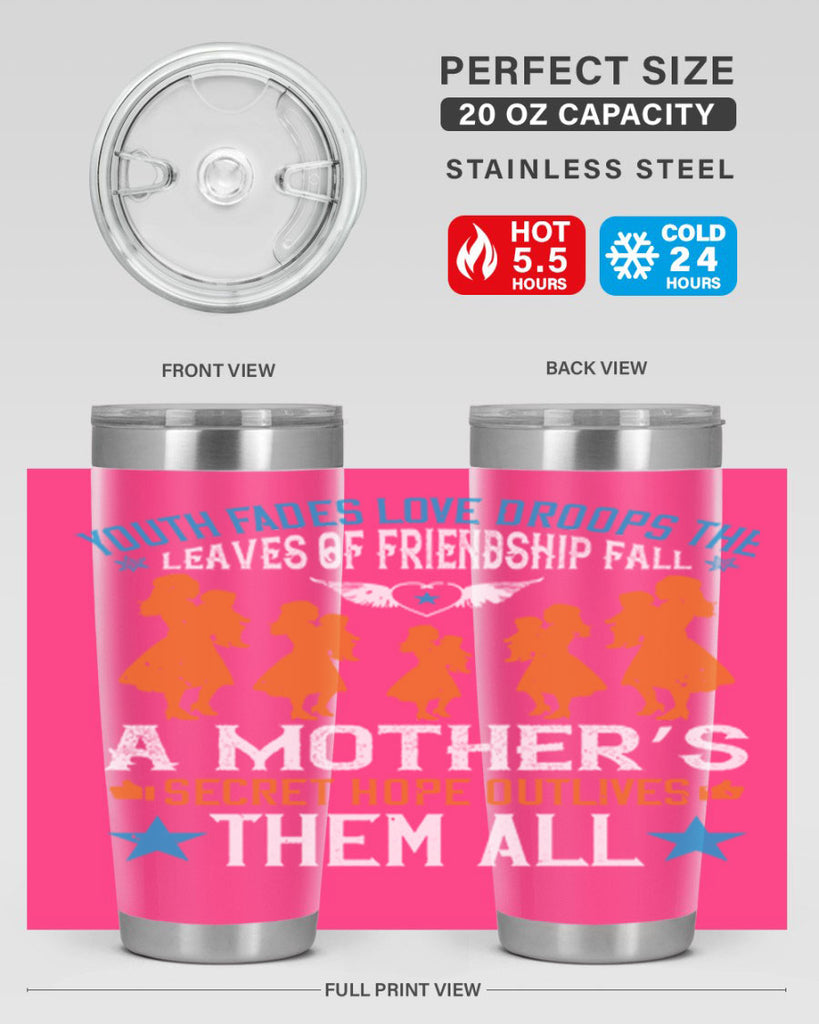 youth fades love droops 9#- mothers day- Tumbler