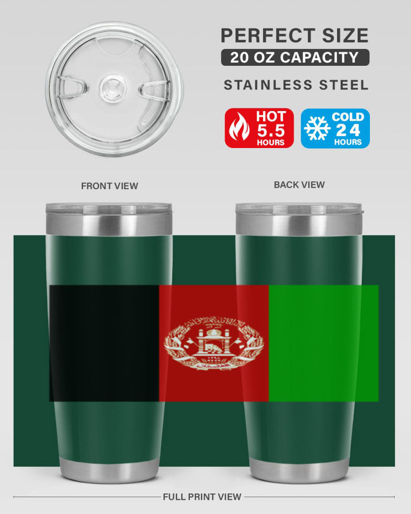 Afghanistan 197#- world flags- Tumbler