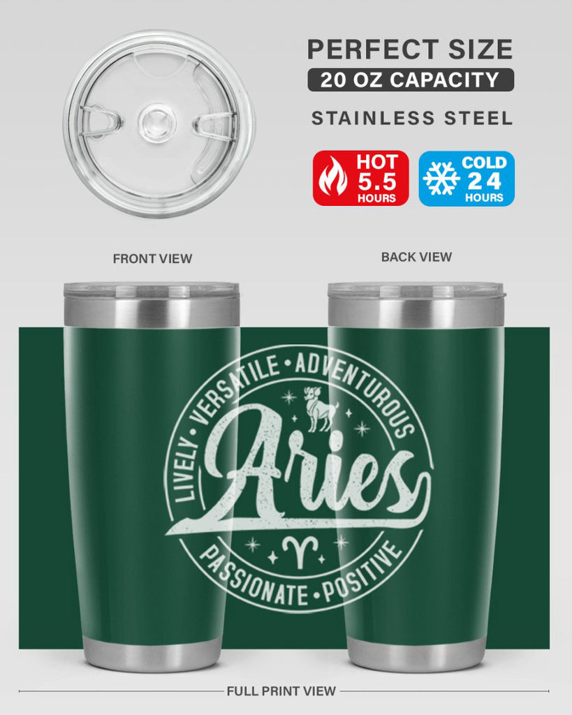 Aries 103#- zodiac- Tumbler