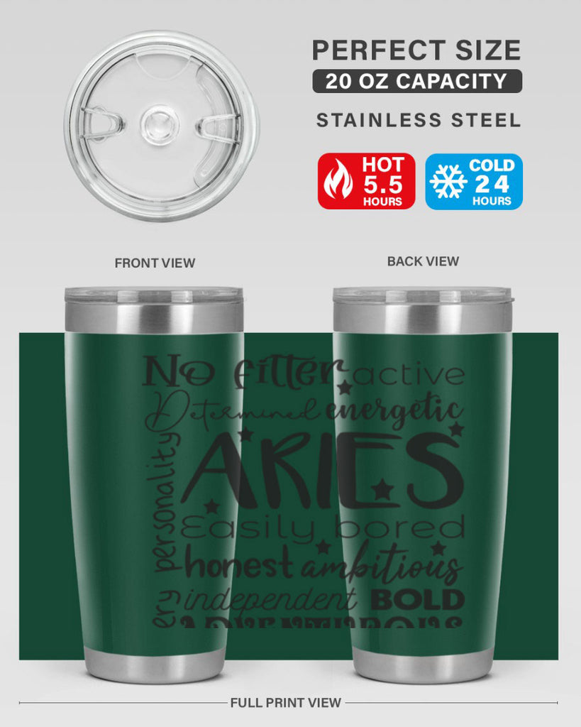 Aries 564#- zodiac- Tumbler
