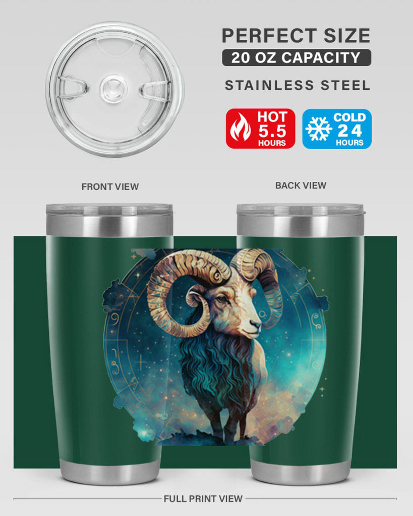 Aries 92#- zodiac- Tumbler