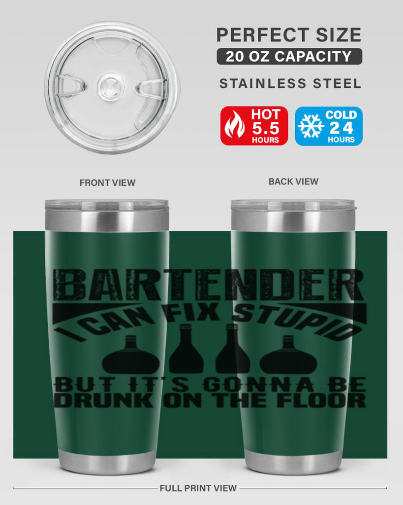 Bartender I can fix Style 9#- bartender- tumbler