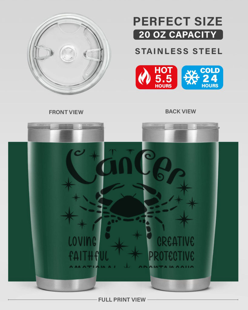 Cancer 144#- zodiac- Tumbler