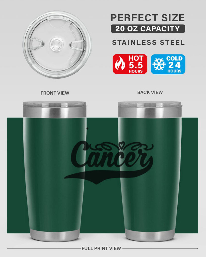 Cancer 155#- zodiac- Tumbler