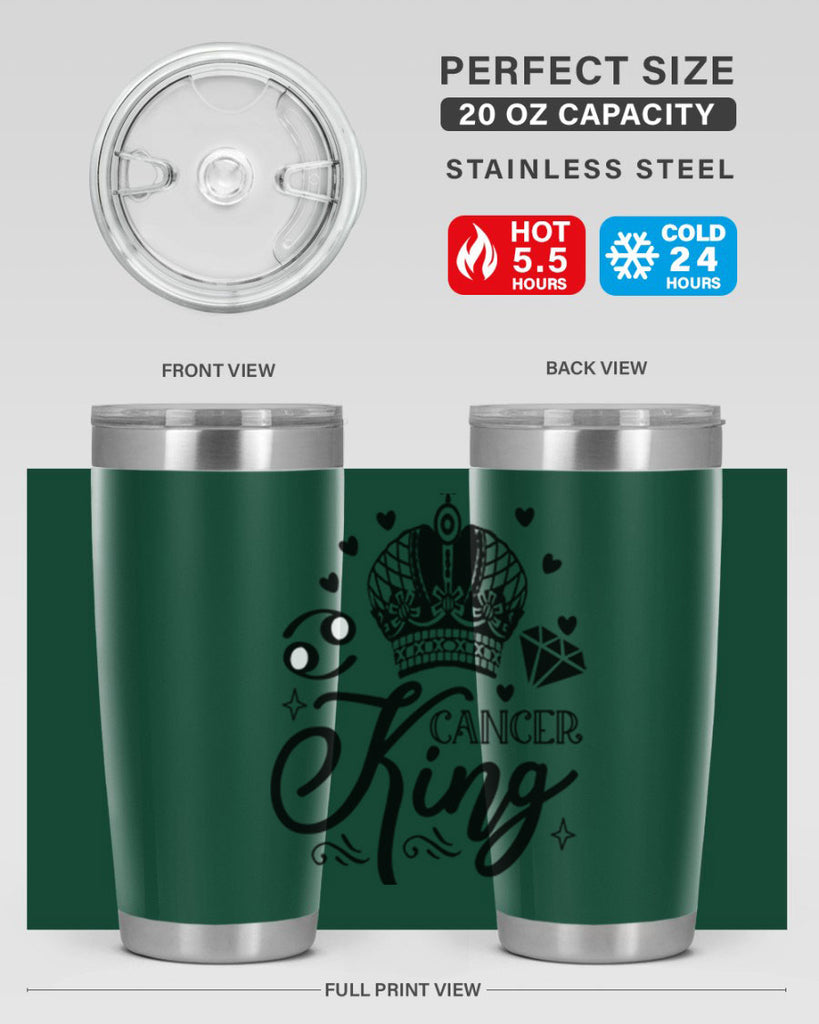Cancer king 158#- zodiac- Tumbler