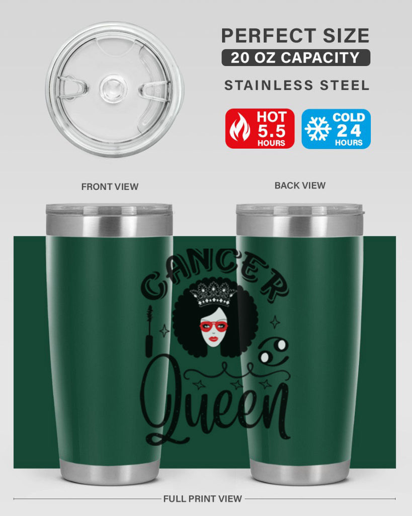 Cancer queen 162#- zodiac- Tumbler