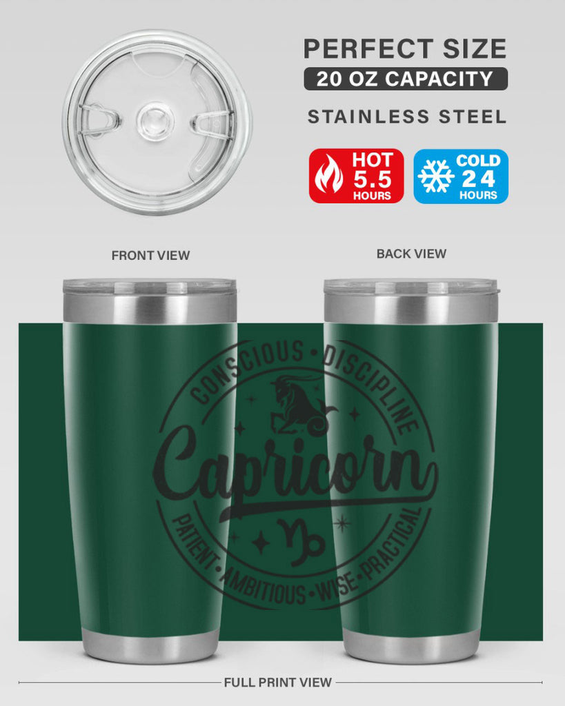 Capricorn 190#- zodiac- Tumbler