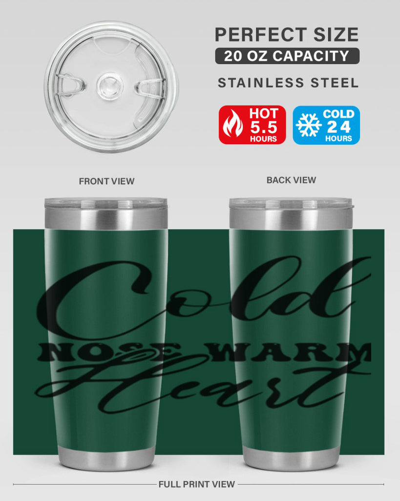 Cold nose warm heart 56#- winter- Tumbler