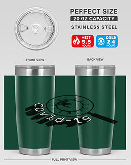 Covid Style 57#- corona virus- Tumbler
