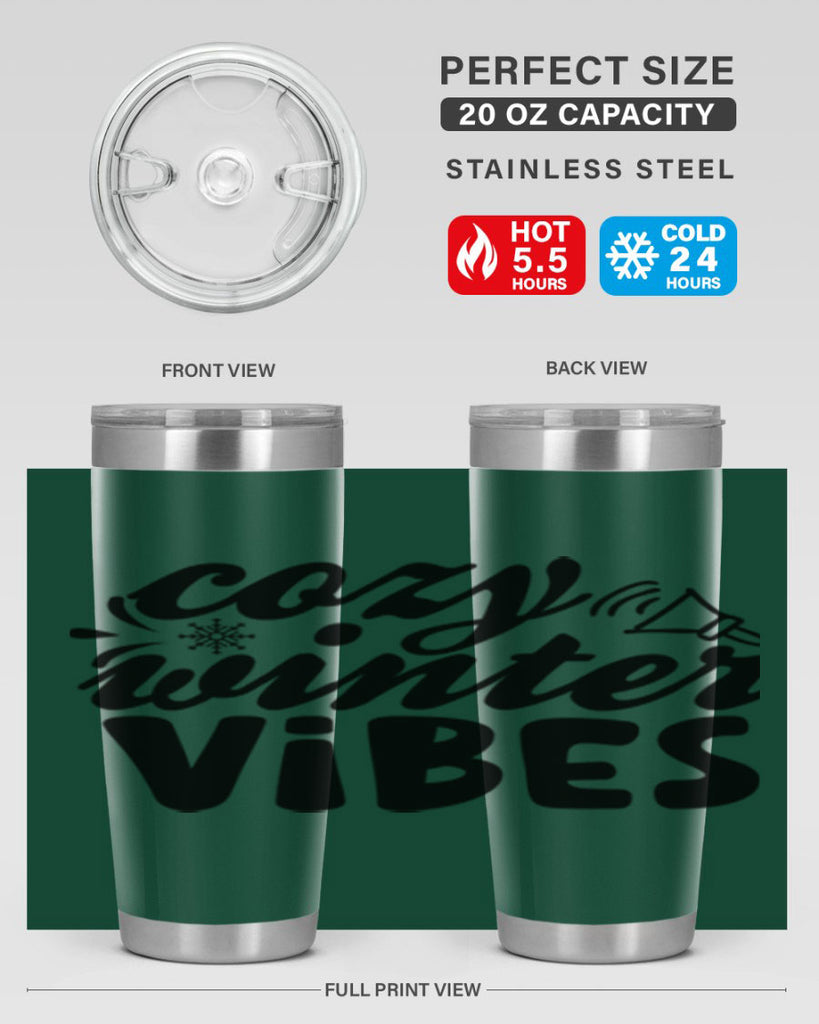 Cozy Winter Vibes 67#- winter- Tumbler